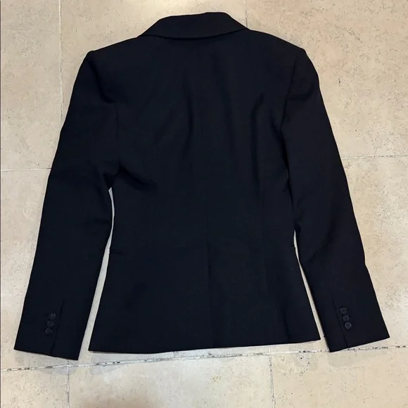 Frame Denim Women's Classic Black Suit Jacket - Picture 3 of 6